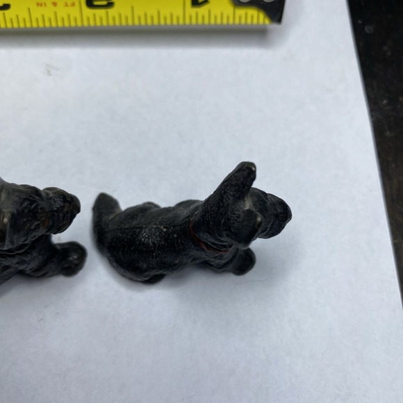 Vintage Hubley? Scottie Dog Lot Of 3 Paperweight Figurines Scottish Terrier - Picture 9 of 12